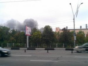 В Киеве горела киностудия Довженко