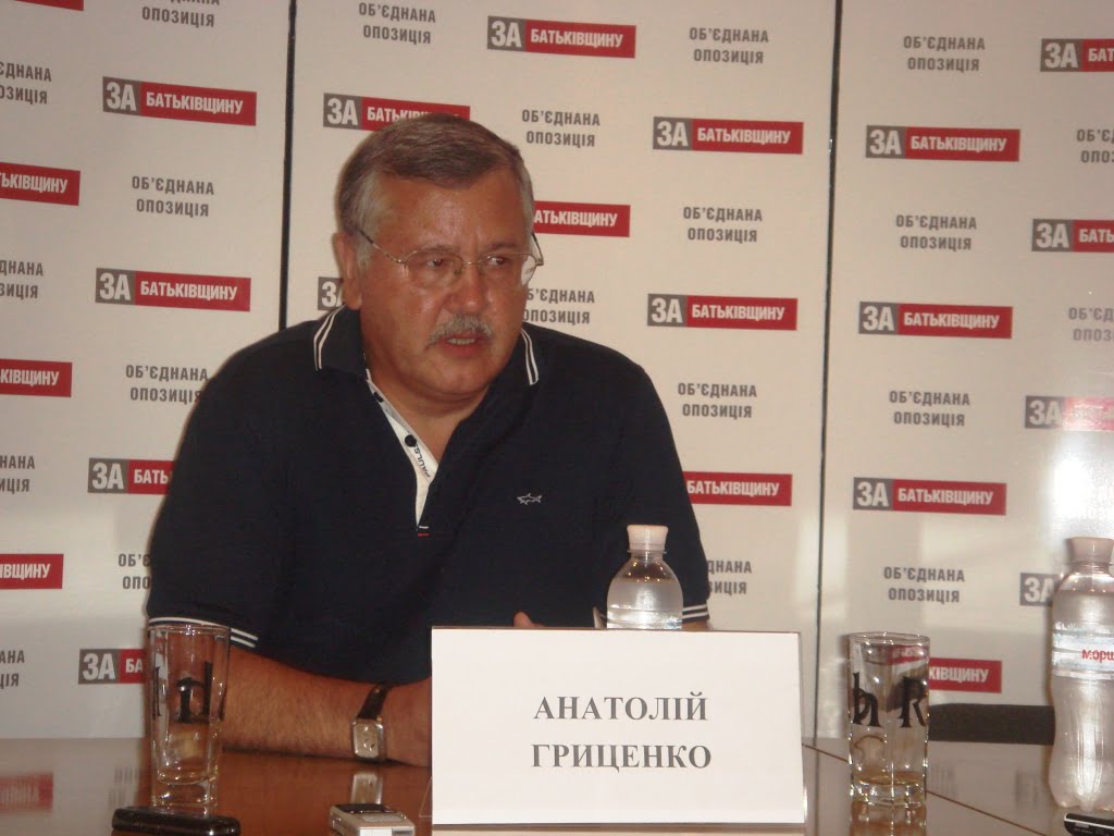 Гриценко заявил о выходе из фракции "Батьківщина"