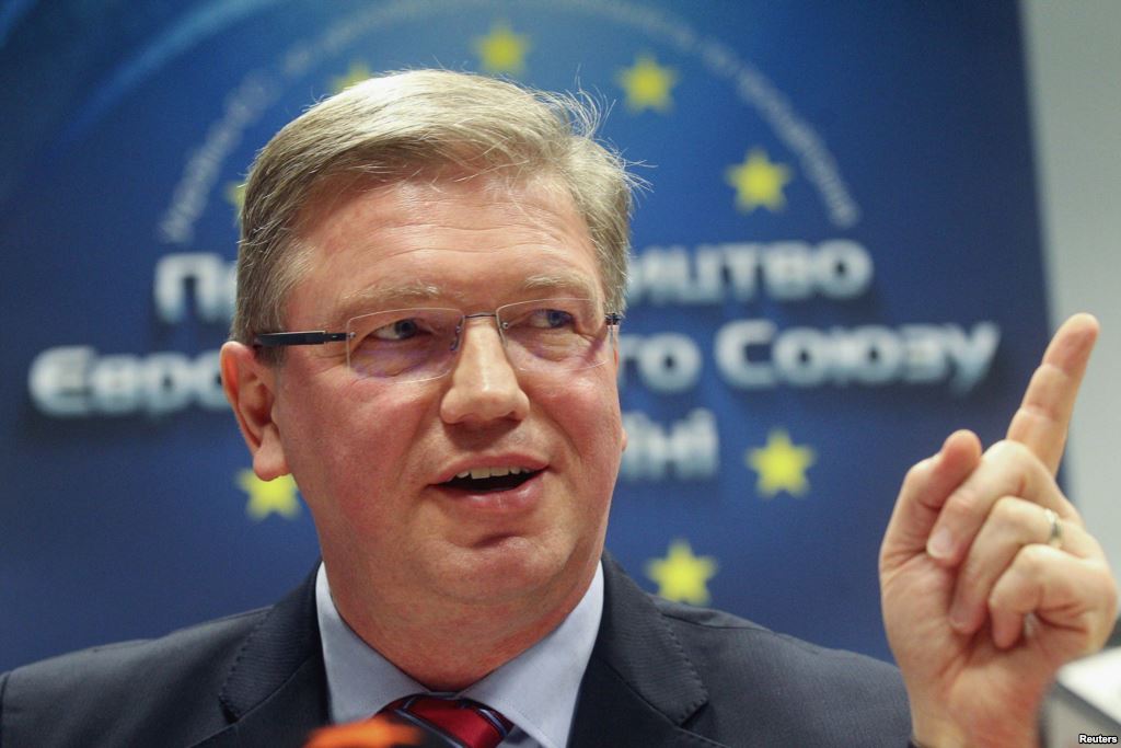Фюле выступил за принятие Украины, Молдовы и Грузии в Евросоюз