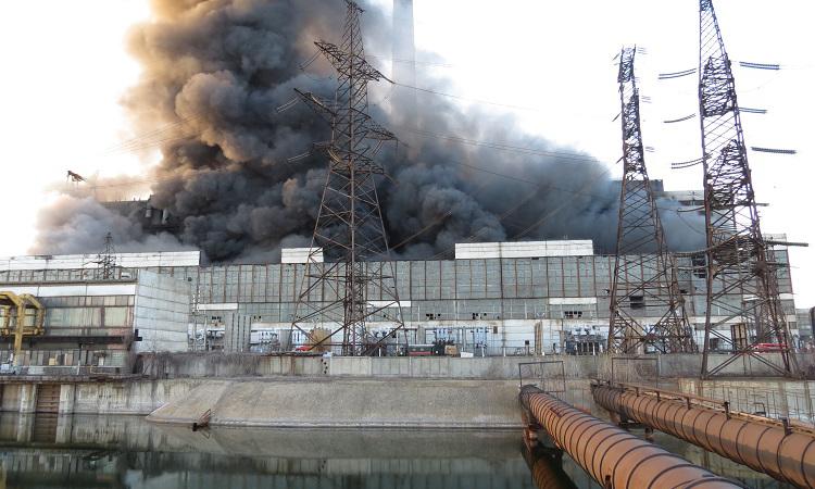 Славянская ТЭС повреждена и сейчас в критическом состоянии
