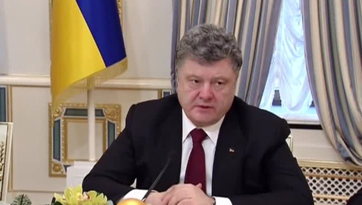 Украинские военные требуют отставки Порошенко
