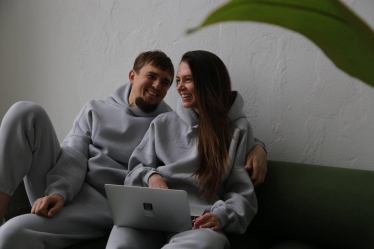 Основатели бренда одежды Rebellis Владимир Черевко и Ирина Пашко